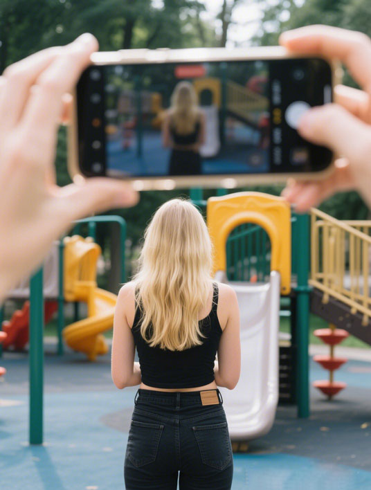 Relaxed Summer Date: Black Tank Top and High-Waisted Jeans for the Perfect Day Out